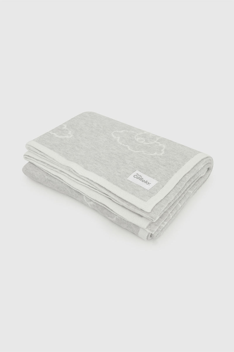 Manta Gris Unisex 100% Algodón