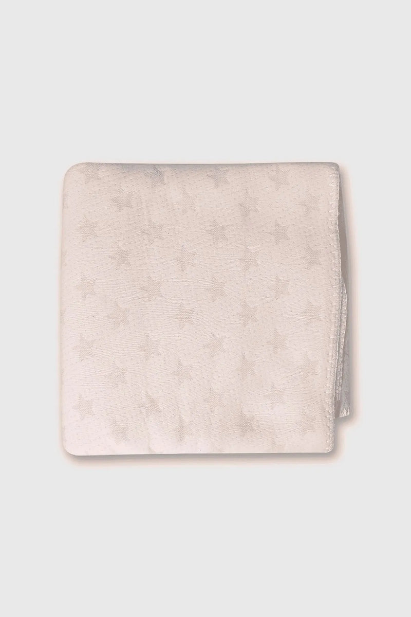 Manta Doble Capa con Forro Beige Unisex