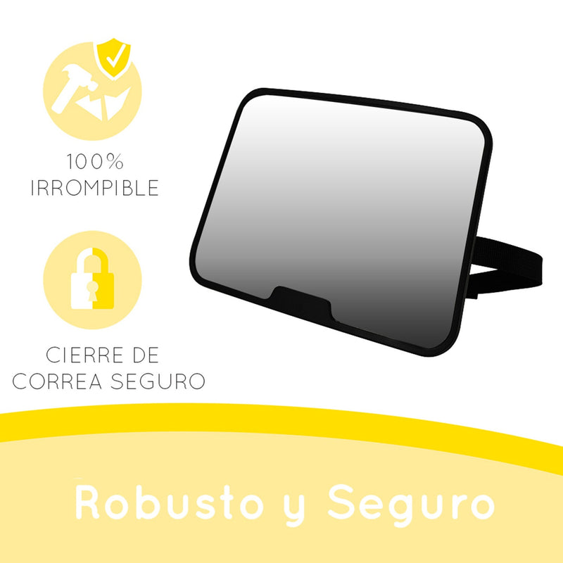 Espejo Auto Ajustable Bebe visión 360 grados