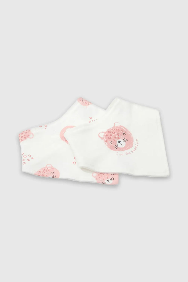 Pack 2 Baberos Leopardo Bebé