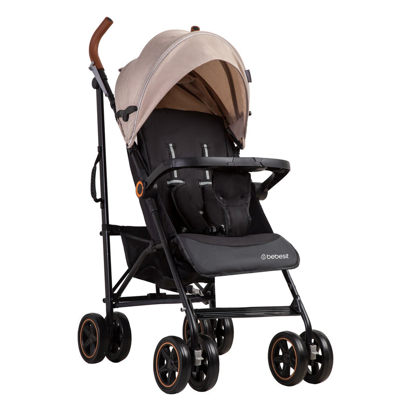Coche Paragua Magic Ride Fiesta Beige Bebesit