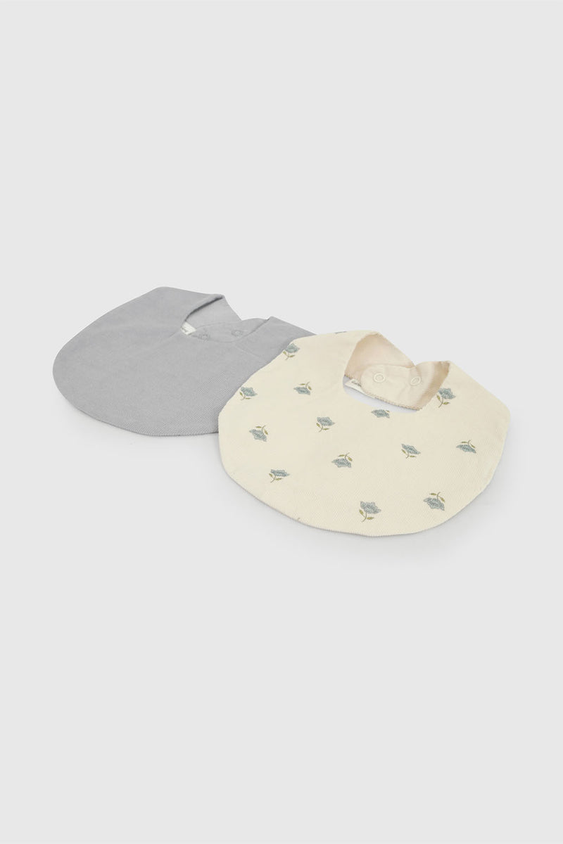 Pack X2 Baberos Flores Impermeable