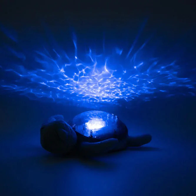Proyector de Luz y Sonido Cloud b Tranquil Tortuga™ – Recargable y Eco-Friendly