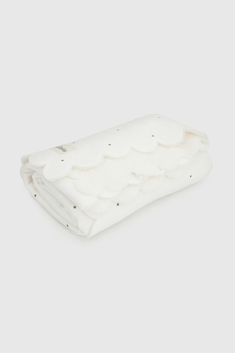 Manta Blanca Sherpa Doble Cara