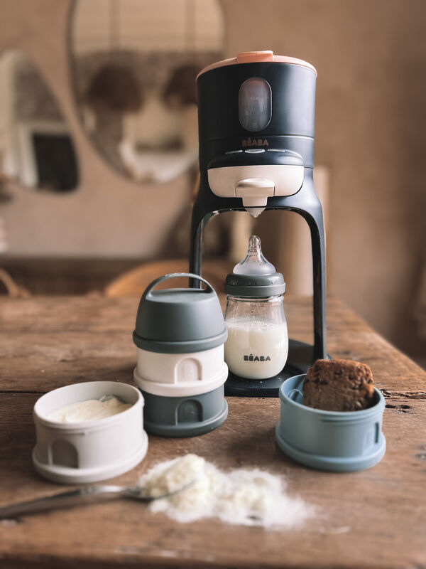 Dosificador de Leche en Polvo Gris Celeste