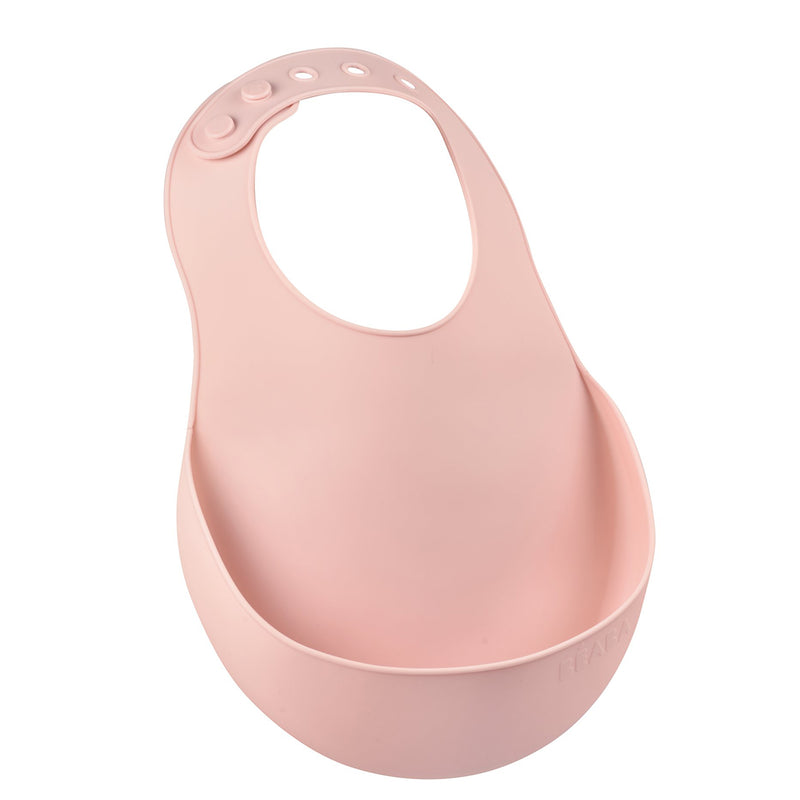 Babero de Silicona Rosado
