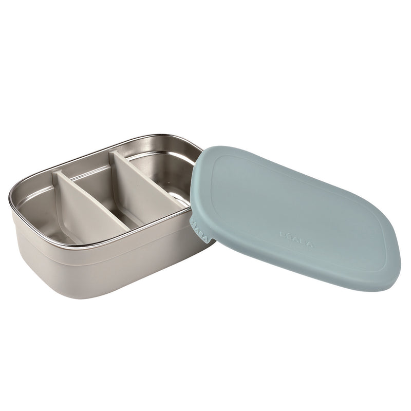 Box Lonchera de Acero Inox Celeste