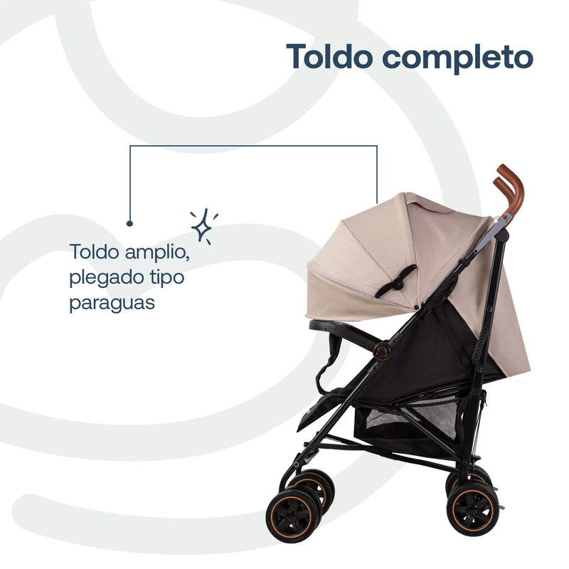 Coche Paragua Magic Ride Fiesta Beige Bebesit