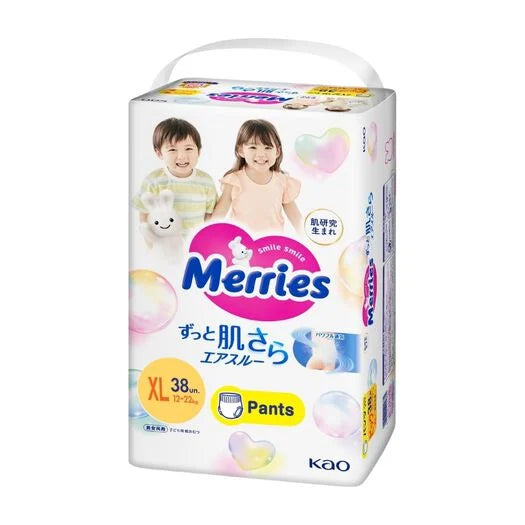 Pañales Merries Pants XL 38 unidades