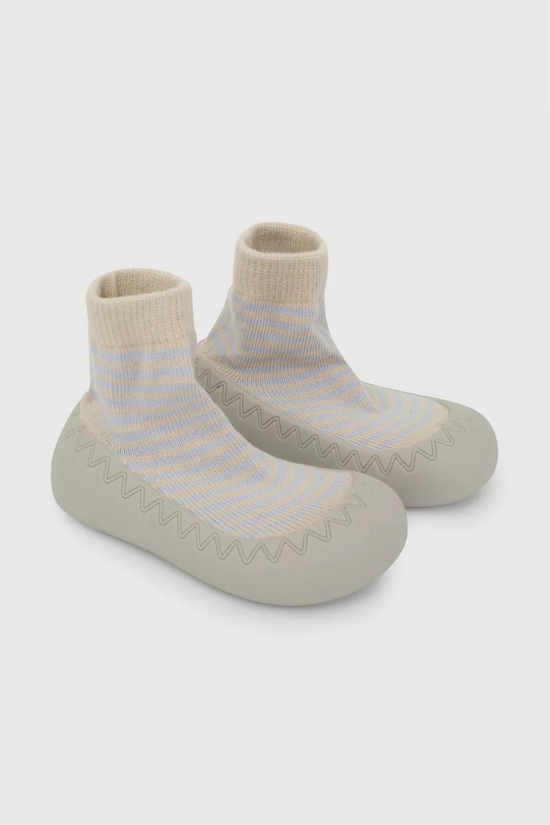 Calcetin Antideslizante Goma Beige Niño