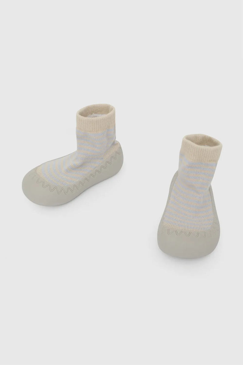 Calcetin Antideslizante Goma Beige Niño