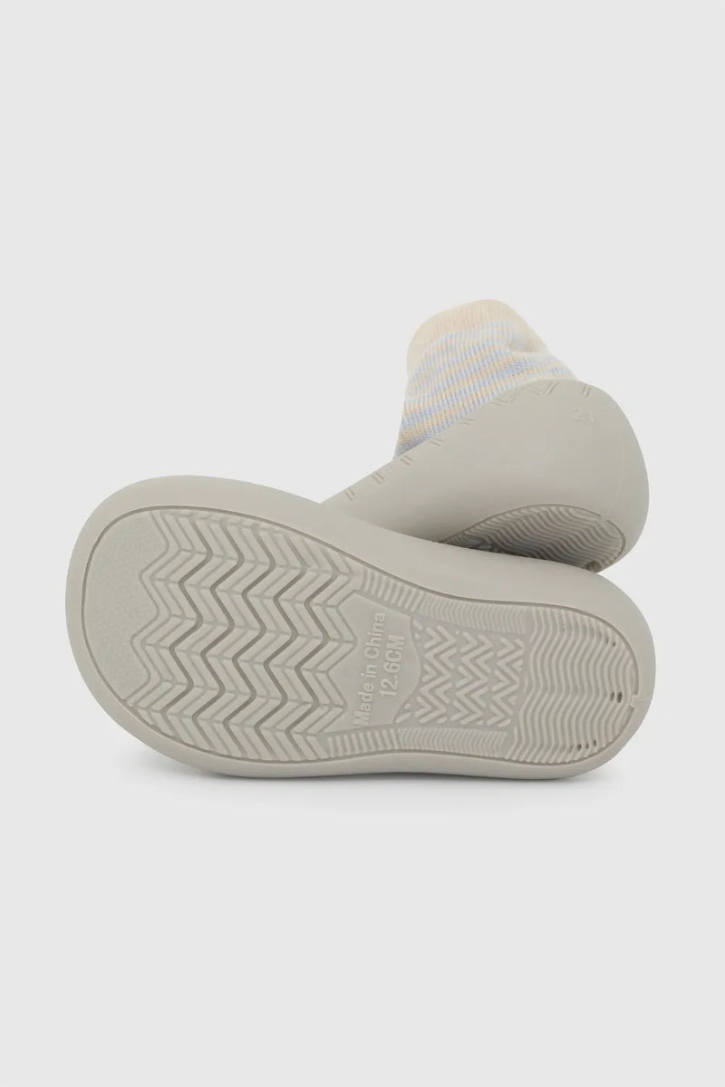 Calcetin Antideslizante Goma Beige Niño
