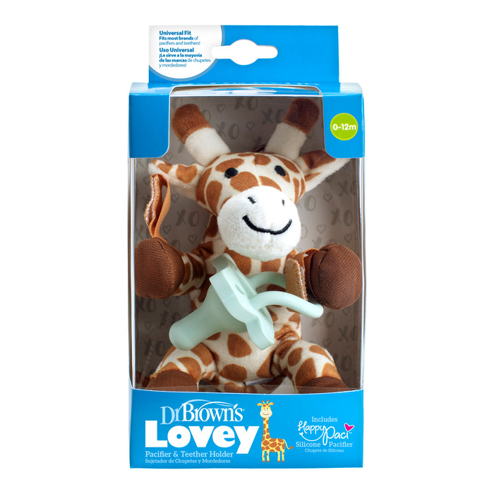 Peluche Sujeta-chupetes Jirafa Dr. Brown's (incluye chupete 1 pieza)