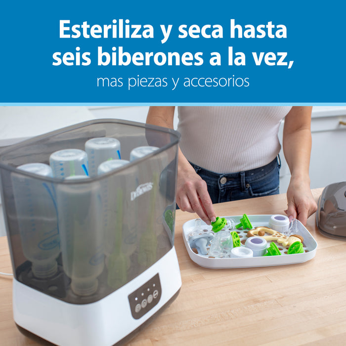 Esterilizador y Secador Electrico hasta 6 mamaderas Dr. Brown's