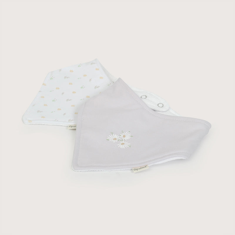 Pack De 2 Baberos Triangulares Niña
