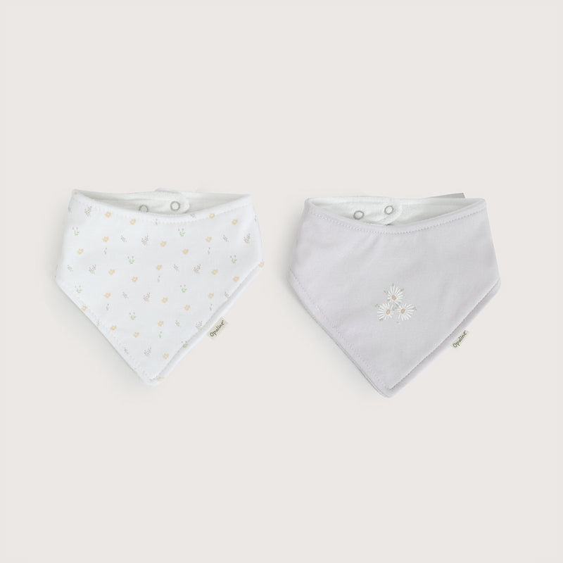 Pack De 2 Baberos Triangulares Niña