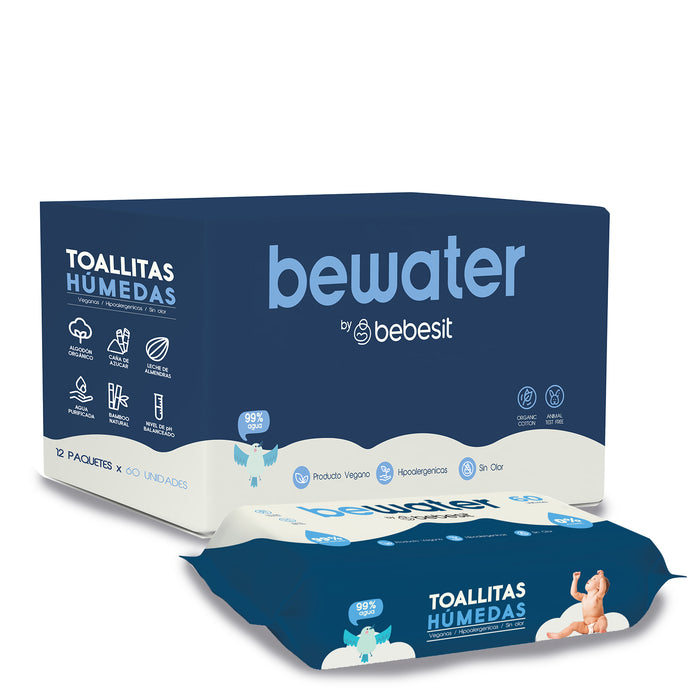 Toallitas Humeda Be Water x 12 unid/caja