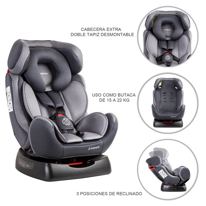 Silla de Auto Orbit Lx Gris