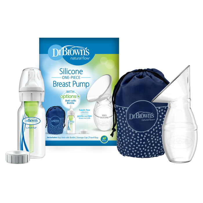 Extractor de Leche Manual 1 Pieza c/ Mam Estándar 120ml (con bolso) Dr. Brown's