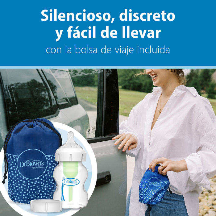 Extractor de Leche Manual 1 Pieza c/ Mam Boca Ancha 150ml (con bolso) Dr. Brown's