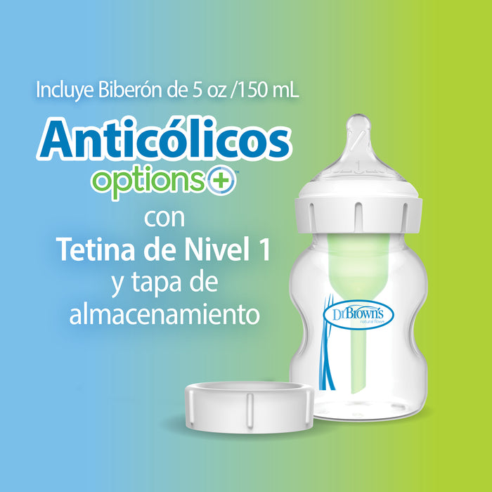 Extractor de Leche Manual 1 Pieza c/ Mam Boca Ancha 150ml (con bolso) Dr. Brown's