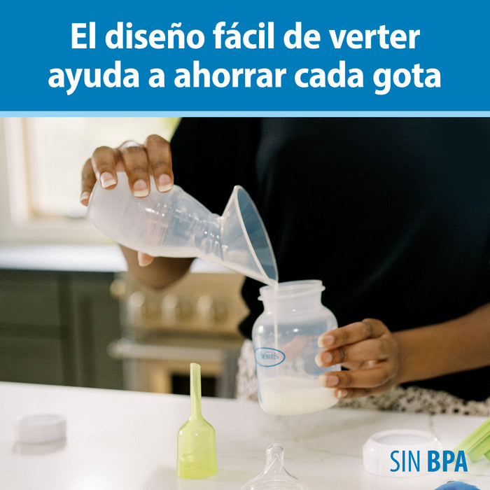 Extractor de Leche Manual 1 Pieza c/ Mam Boca Ancha 150ml (con bolso) Dr. Brown's