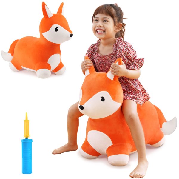 Zorrito Saltarín de Felpa Bouncy Pals – Inflable y Lavable