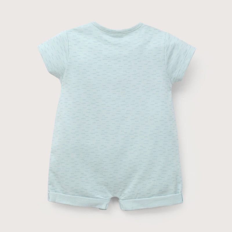 Bombacho celeste estampado de bebé niño