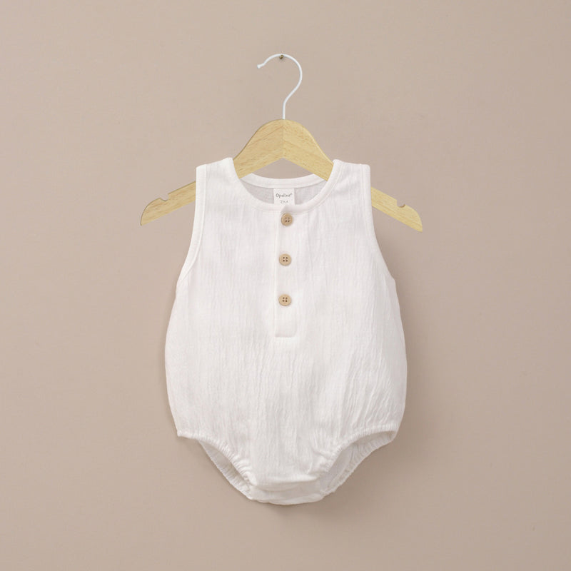 Bombacho blanco de bebé niña