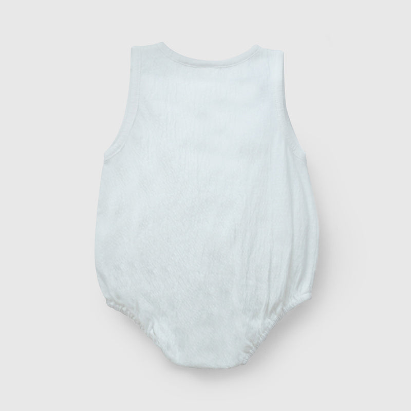 Bombacho blanco de bebé niña