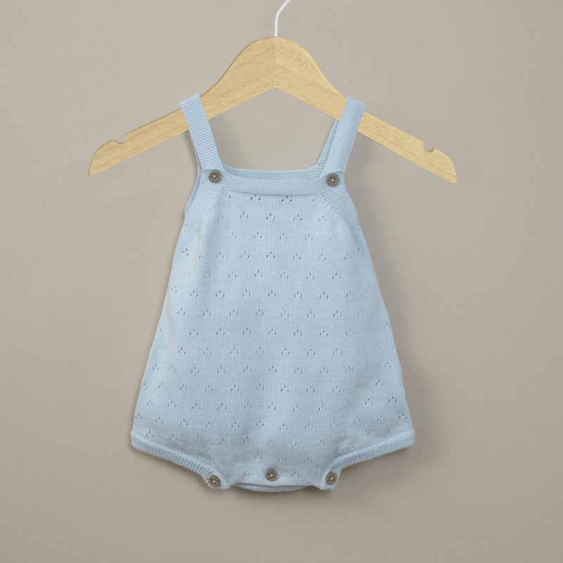 Bombacho Celeste Tejido De Bebé Niño