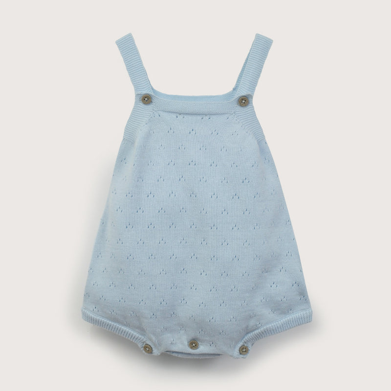 Bombacho Celeste Tejido De Bebé Niño