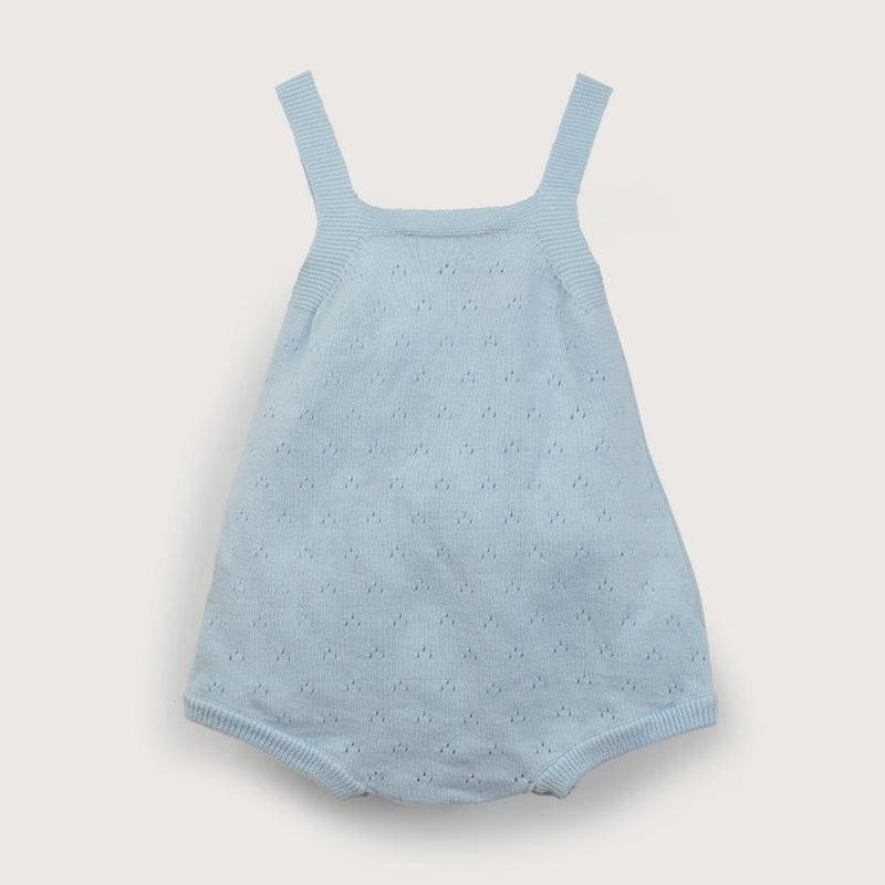 Bombacho Celeste Tejido De Bebé Niño