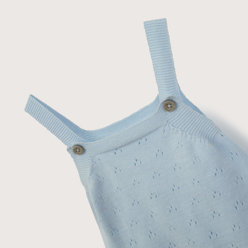 Bombacho Celeste Tejido De Bebé Niño