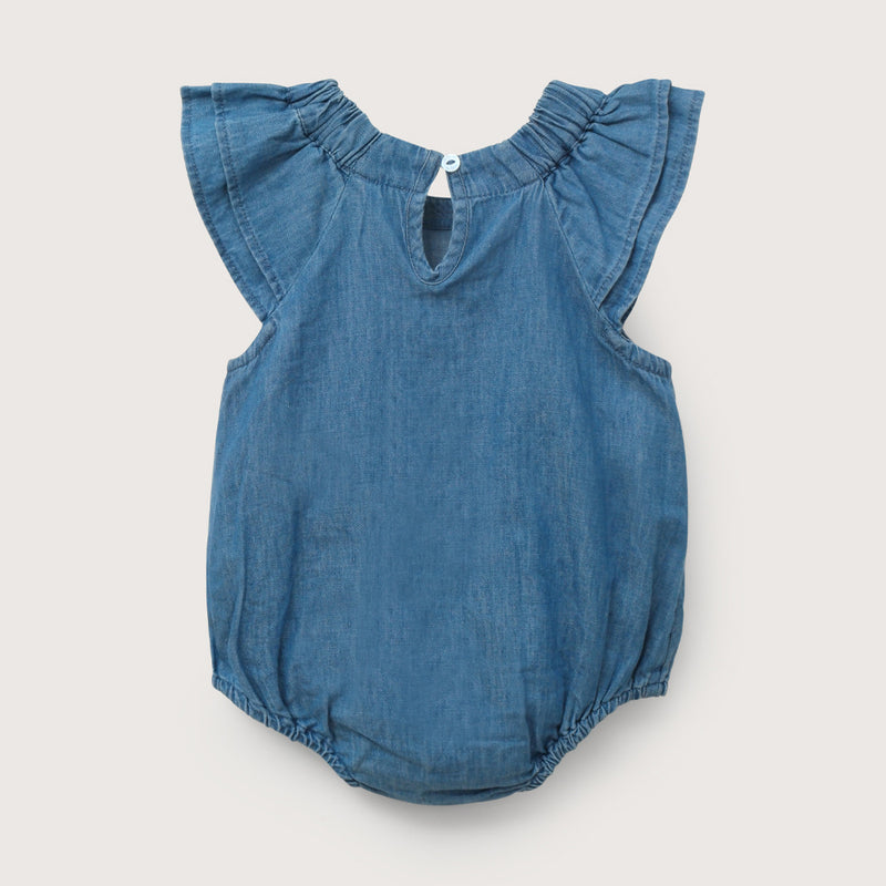 Bombacho denim de bebé niña