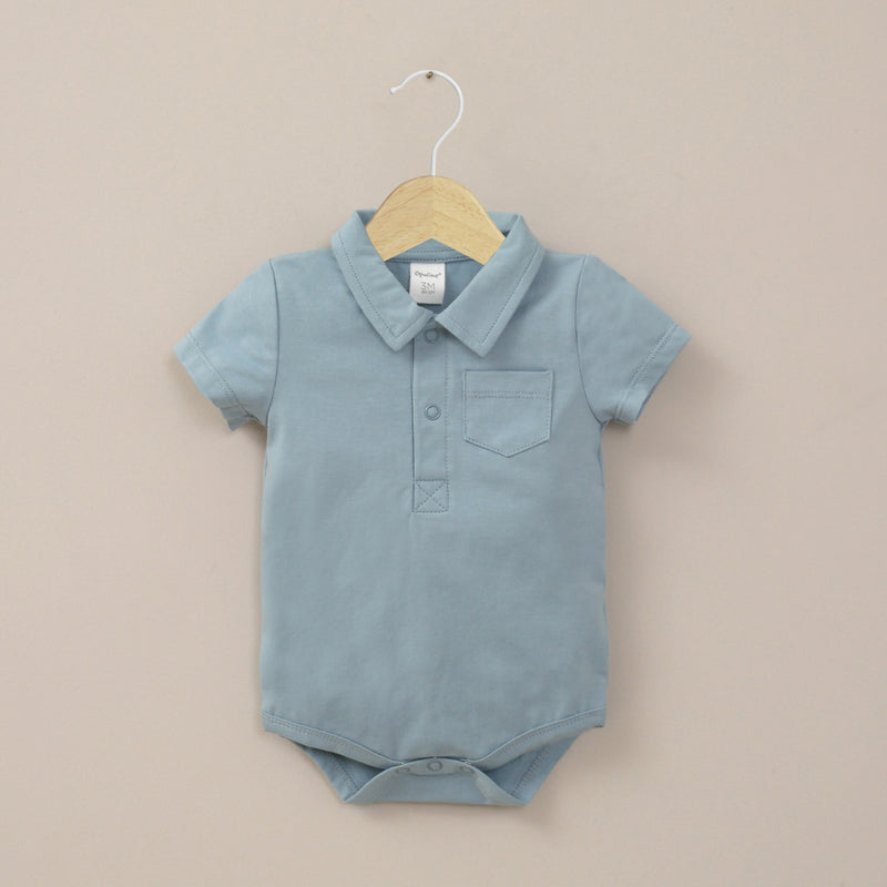 Body Azul De Bebé Niño