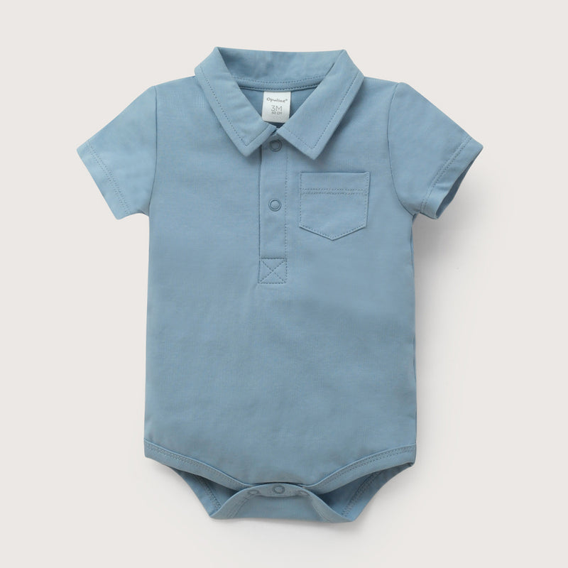 Body Azul De Bebé Niño