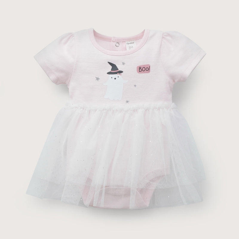 Body Vestido Rosado De Bebé Niña