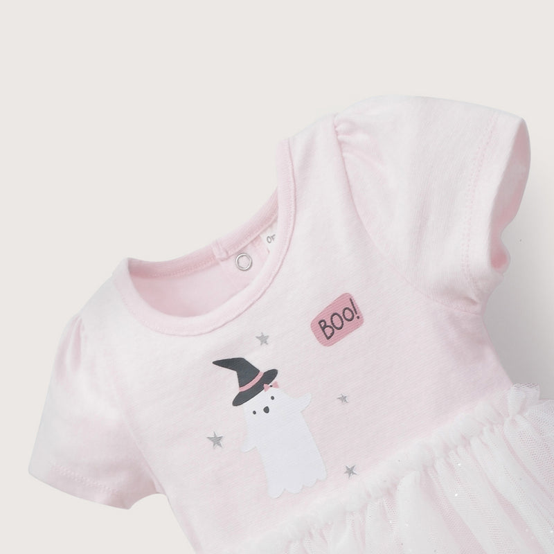 Body Vestido Rosado De Bebé Niña