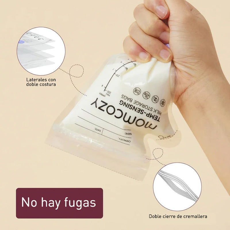 Bolsas para Almacenar Leche Materna con Boquilla x 60uds