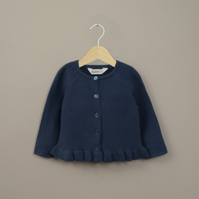 Chaleco Azul De Bebé Niña