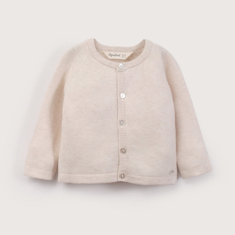 Chaleco Beige De Bebé Unisex