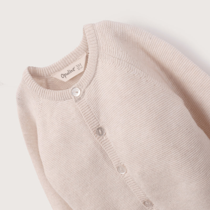 Chaleco Beige De Bebé Unisex