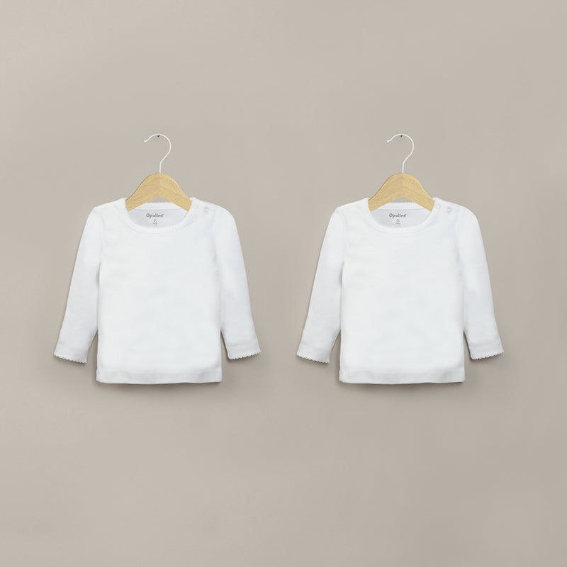 Camiseta ajuar blanco unisex