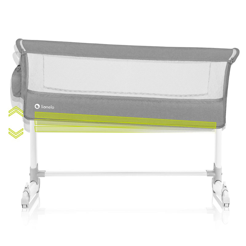 Cuna Colecho Lionelo Theo para Bebé Ajustable a la Cama con 5 Niveles de Altura