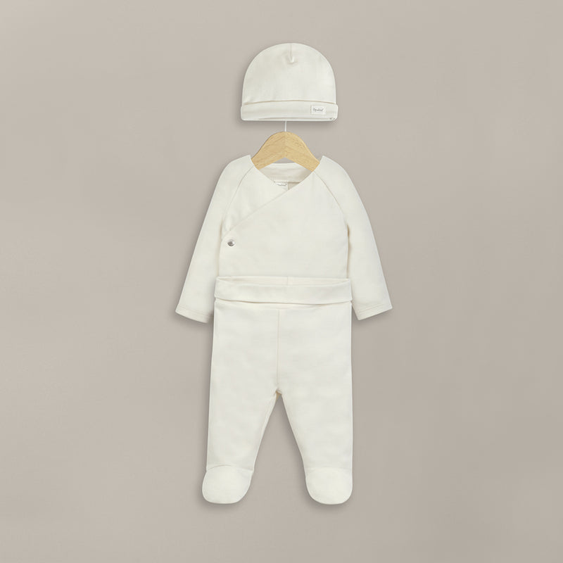 Conjunto Clínica Beige 3 Piezas De Bebé Unisex