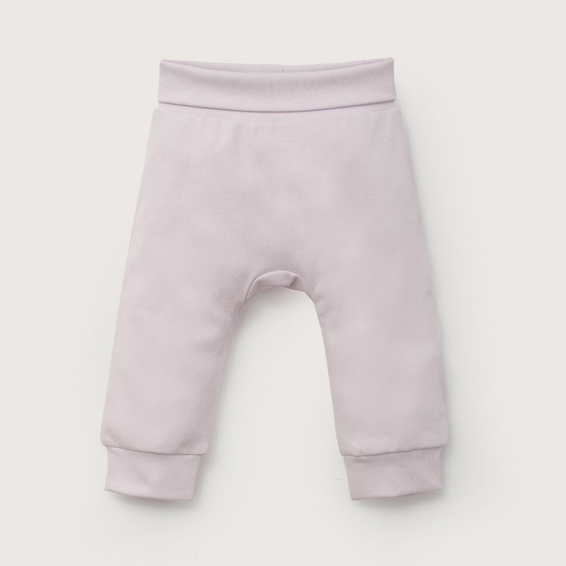 Conjunto 3 Piezas Osito, Body Y Pantalón Lila De Bebé Niña