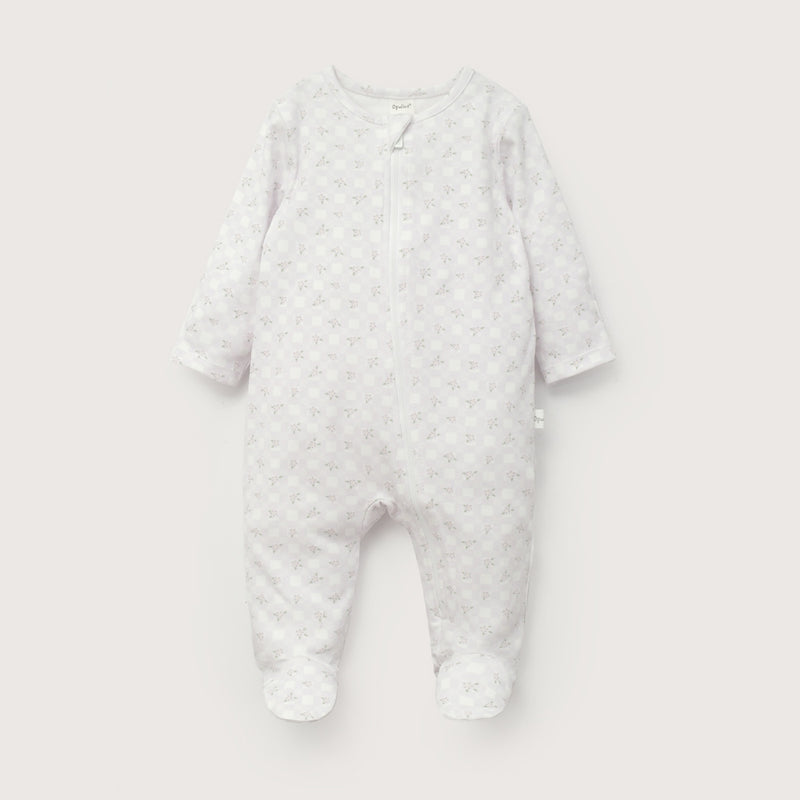 Conjunto 3 Piezas Osito, Body Y Pantalón Lila De Bebé Niña