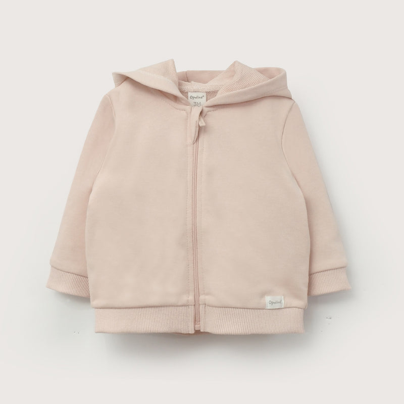 Conjunto 3 Piezas Polerón, Body Y Pantalón Rosado De Bebé Niña