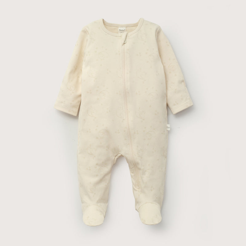 Conjunto 3 Piezas Osito, Body Y Pantalón Beige De Bebé Unisex